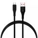 Силіконовий кабель Veron MS-X82 USB to Micro USB 3A 1м для зарядки та передачі даних 782467 фото 1