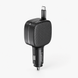 Автомобильное зарядное устройство Earldom ES-CC53 60W 3-в-1 с USB-A, USB-C и встроенным кабелем USB-C 790641 фото 1