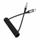 Аудіокабель Hoco UPA33B USB Type-C &ndash; 3.5 мм AUX Hi-Fi 1.5 м пружинний 788030 фото 4
