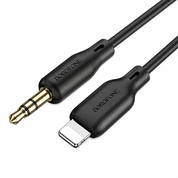 Аудіокабель Borofone BL18 USB Type-C &ndash; 3.5 мм AUX Hi-Fi 1 м силіконовий 759696 фото