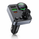 FM-трансмітер Hoco E86 Bluetooth 5.4, PD 30W + QC3.0 18W, 48W, Hands-Free, USB-C, USB, TF, автомобільний модулятор 785944 фото 1