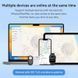 Брелок-локатор HOCO E94 с Apple Find My для поиска вещей Голубой 785947 фото 4