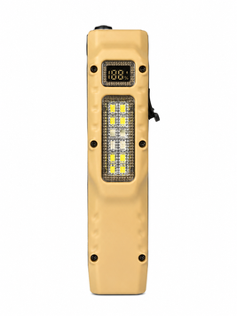 Тактичний акумуляторний ліхтар DT007 LED з UV, червоним світлом, дисплеєм та кліпсою 789354 фото