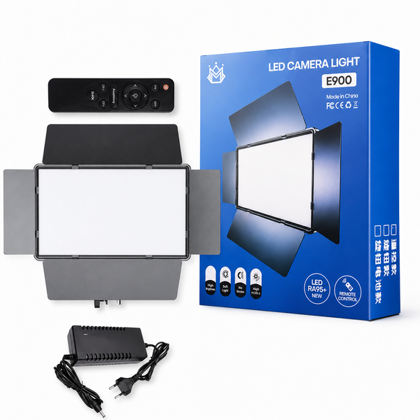 Відеосвітло E900 LED панель 50W з пультом 3200-5700K | Студійне світло для фото та відеозйомки 770602KG фото