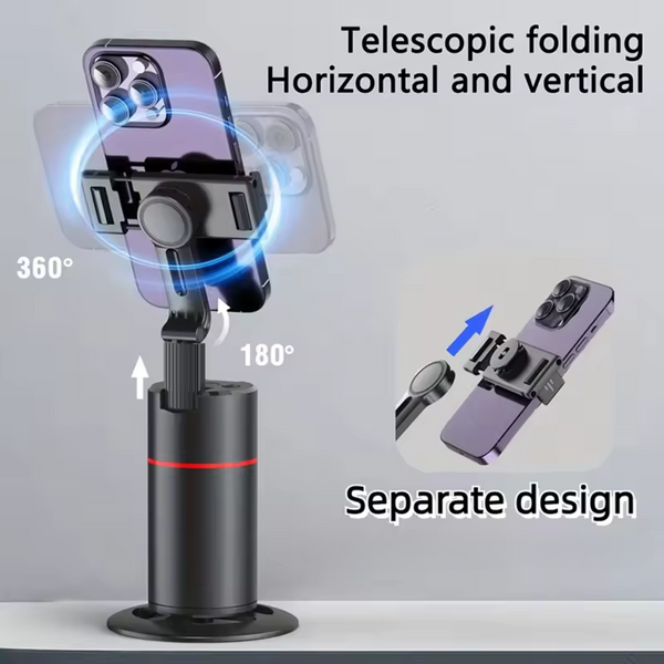 Настільний стабілізатор з авто-відстеженням обличчя (AI Face Tracking Gimbal) &ndash; ваш ідеальний інструмент для контенту, стриму та відео 778472 фото