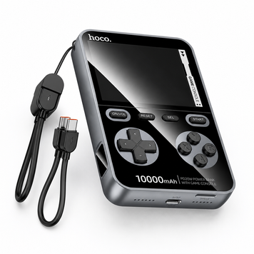 Ретро консоль Hoco Q47 1500 ігор | портативна приставка, power bank PD20W, TF 512MB 788023 фото