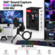 Ігровий мікрофон YANMAI SF-666R RGB USB з підсвічуванням, поп-фільтром і настільним штативом 788964 фото 5