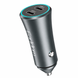 Автомобільний зарядний пристрій Earldom ES-CC51 60W | 2x USB-C PD | Швидка зарядка в авто 12V-24V 790805 фото 1