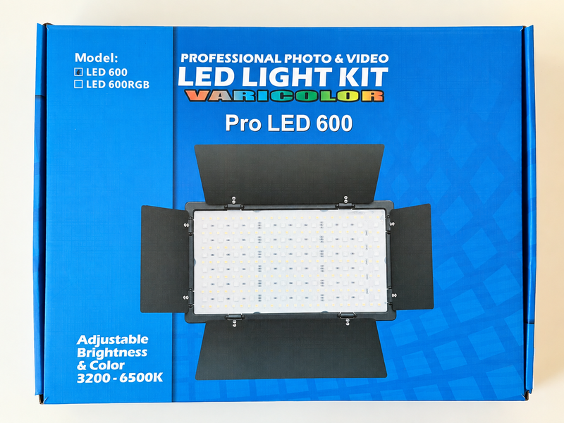 LED-лампа VP600 RGB 24W + RGB 15W для фото та відеозйомки, 3200&ndash;6500K, 2 NP-F750 786418 фото