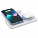 Бездротова зарядна станція WiWU WI-W020 3в1 15W для iPhone, Apple Watch та AirPods Магнітна Qi Біла 776728 фото 4