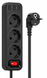 Сетевой фильтр Hoco NS2 Black 4000W | 3 розетки + 3 USB | Удлинитель 1.8m 774224 фото 3