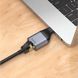 Адаптер Hoco UA35 USB-C to RJ45 Fast Ethernet 100 Мбит/с сетевой LAN адаптер 785841 фото 2