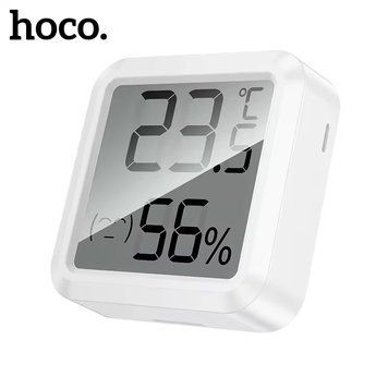 Датчик температури та вологості Hoco HX40 з РК-дисплеєм | Точний контроль мікроклімату 786120 фото