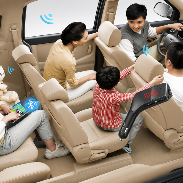 Автомобільний MP3-плеєр і зарядний пристрій Earldom ET-M111 Bluetooth 5.3 AUX Micro-SD TF 2 USB 786272 фото