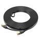 HOCO US07 Кабель Ethernet RJ45 3м чорний &mdash; LAN патч-корд для роутера, ПК, ноутбука 777704 фото 2