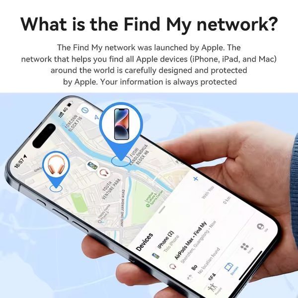 Брелок-локатор HOCO E94 с Apple Find My для поиска вещей 785947 фото