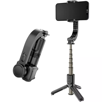 Стабілізатор для телефону Gimbal L08 Mini | Штатив-селфі палиця з Bluetooth пультом 778525 фото