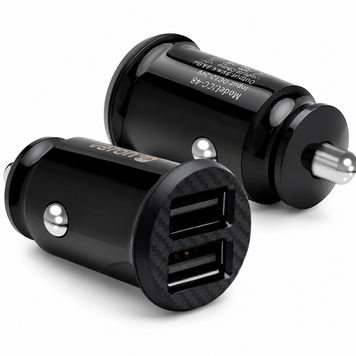 Автомобільний зарядний пристрій Veron CC-48 4.8A, 2&times;USB-A, 12&ndash;24V 778466 фото