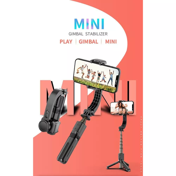 Стабилизатор для телефона Gimbal L08 Mini | Штатив-селфи палка с Bluetooth пультом 778525 фото