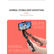 Стабилизатор для телефона Gimbal L08 Mini | Штатив-селфи палка с Bluetooth пультом 778525 фото 8