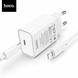 Зарядное устройство Hoco C143A 20W PD3.0 USB-C с кабелем Lightning 1 м быстрая зарядка 786633 фото 2